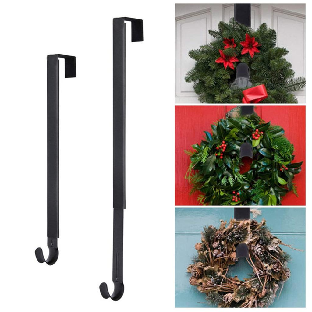 Retractable Over Door Hook Black