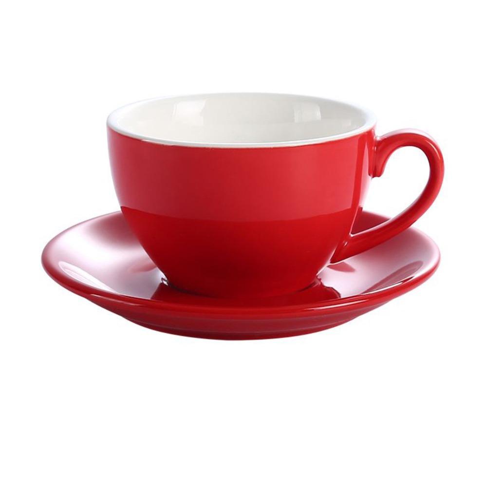 Ensfarget Cappuccinokopp 220ml Par Krus Flerbruks Tekopp Gave