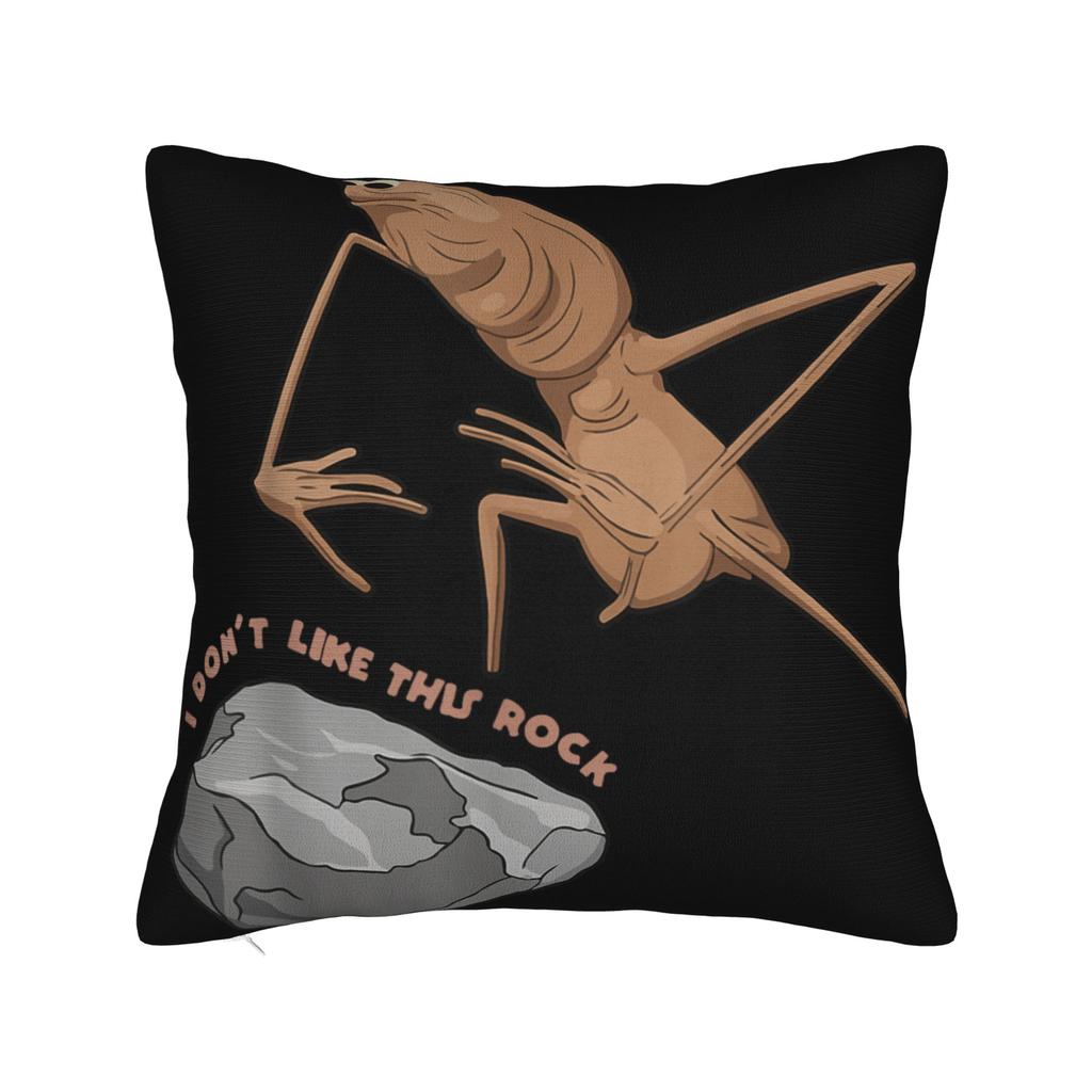 Marcus The Worm I Don't Like This Rock Pillow Cover  Novelty Pillow Case For Sofa Bedroom Home Decor Soft Cushion Cover Gift