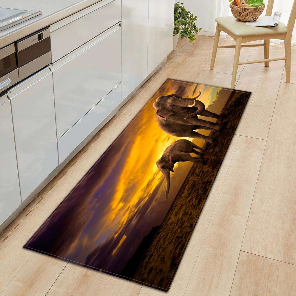 Animal Sand Wardrobe Shoe Cabinet Long Floor Mat