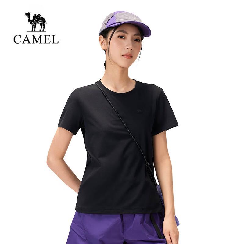 CAMEL Women s Outdoor Quick-Dry Anti-UV T-Shirt L фантомный черный