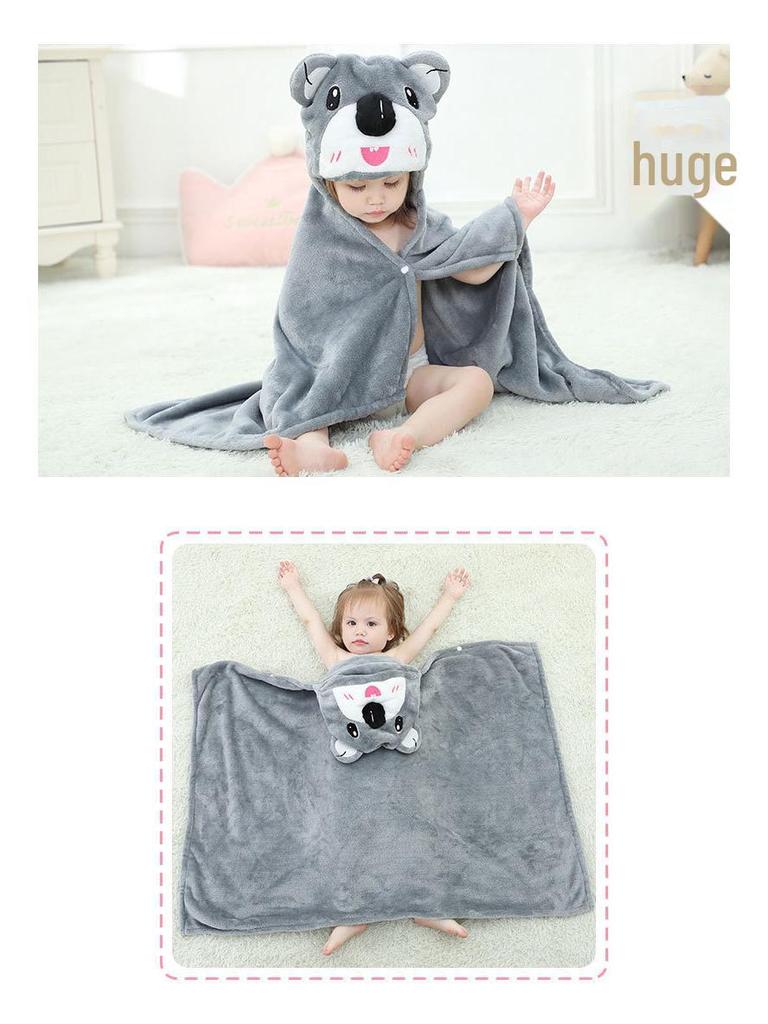 MICHLEY Neugeborenen-Flanell-Nickerchendecke für Kinder