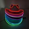 New Arrival Pearlescent Cowboy Hat Dance Costume Decorate Glowing Cowgirl Cap Glowing For Neon NightClub