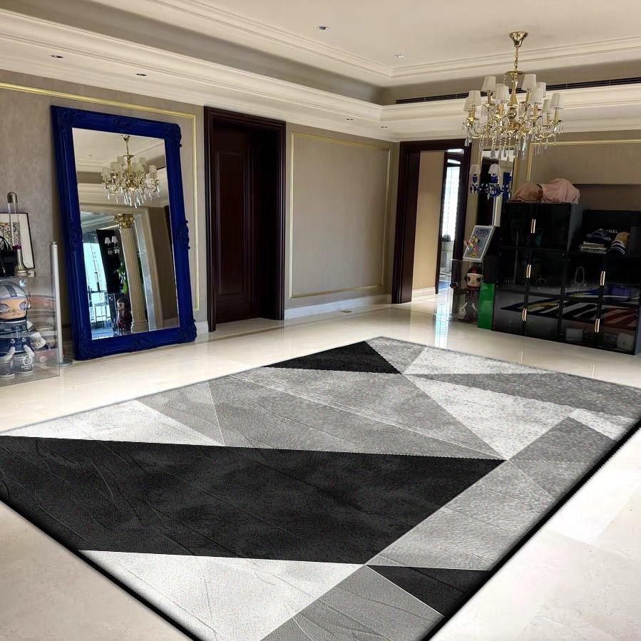 Geometric Large Area Living Room Rugs Decoration Household Foldable Washable Carpets for Bedroom 200x300 Lounge Soft Floor Mat