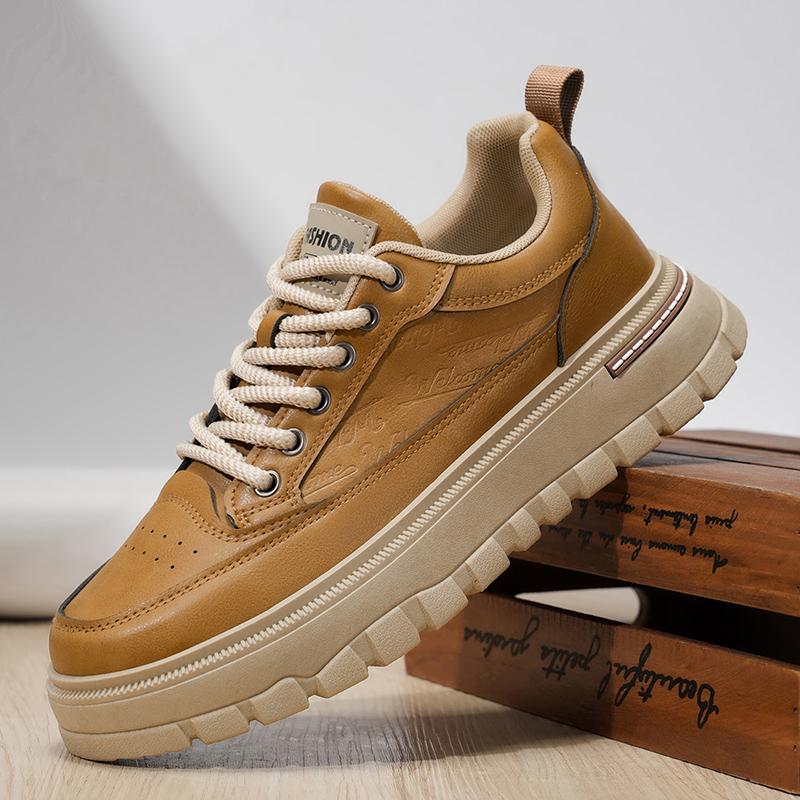 New Men's Classic Fashion Low Top Thick Sole Skateboarding Shoes Comfortable Soft Sole Basketball  Sneakers