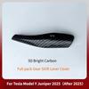 For Tesla Model Y Juniper 2025 ABS Carbon Fiber Steering Wheel Panel Button Trim Sticker Gear Lever Trim Interior Accessories