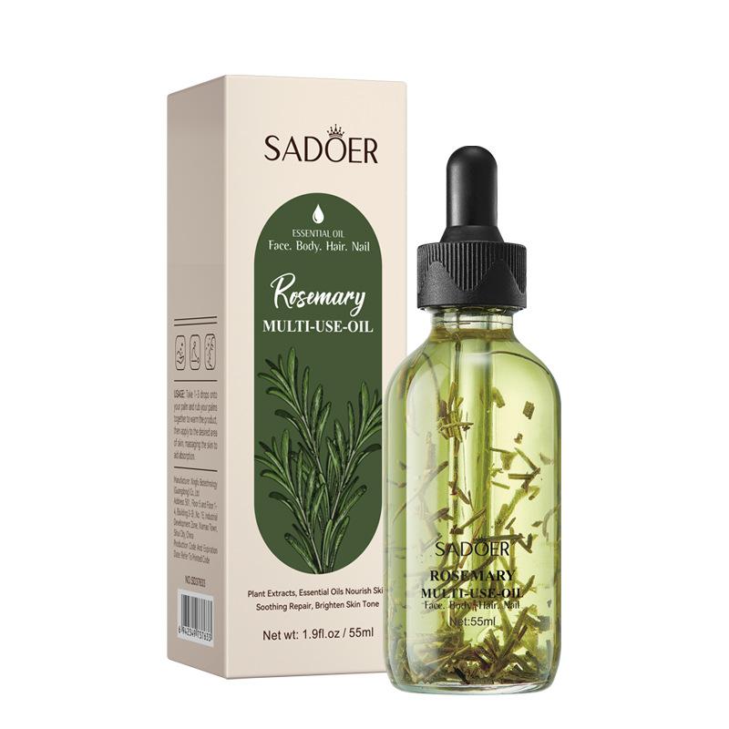 Luxuriöses Rosen Trockenblumen Mehrfach-Effekt Massageöl 55ml zur nährenden Körperpflege mit ätherischen Ölen