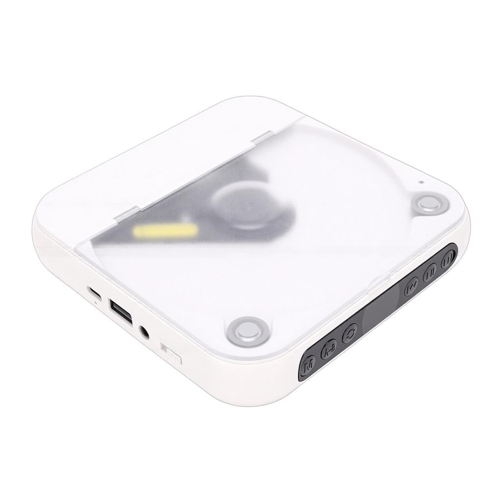 Portable CD Player Bluetooth 5.3 MP3 Dual Stereo Speaker Desktop CD Music Player with Headphone for Home Car
