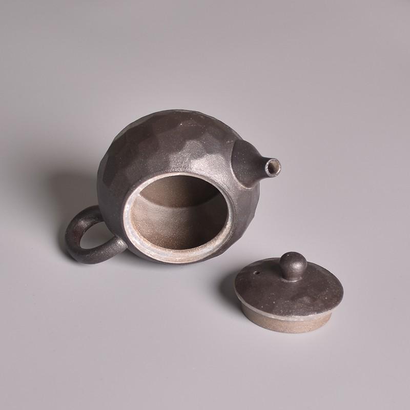250ml Palace Style Retro Ceramic Teapot Coarse Pottery Gongfu Tea Set Xishi Teapot