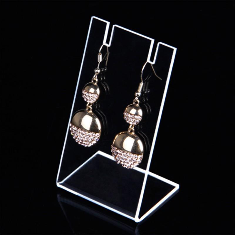 Cross-Border Acrylic Jewelry Display Stand for Earrings and Necklaces прозрачный