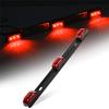 Red Clearance ID BAR Marker Light 3 Light 9 LED Trailer Sealed Stainless Steel
