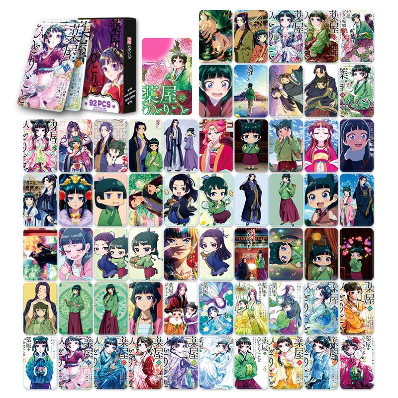 92 pezzi Le Cronache dell'Apotecario Carte Anime Carte Lomo Giochi di Carte Piccoli con Cartoline Messaggio Foto Carte da Collezione Giocattolo Regalo