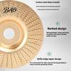 Polishing Sanding Disc Wood Grinding Set for Angle Grinder, Carbon Steel Disc, DIY Compatible Grinder Woodworking Durable 4" And 4.5"