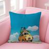 Fashion Sleek Retro LLupin III Anime Cartoon Cushion Cover Pillowcase Short Plush Invisible zipper Room Sofa Cushion Cover