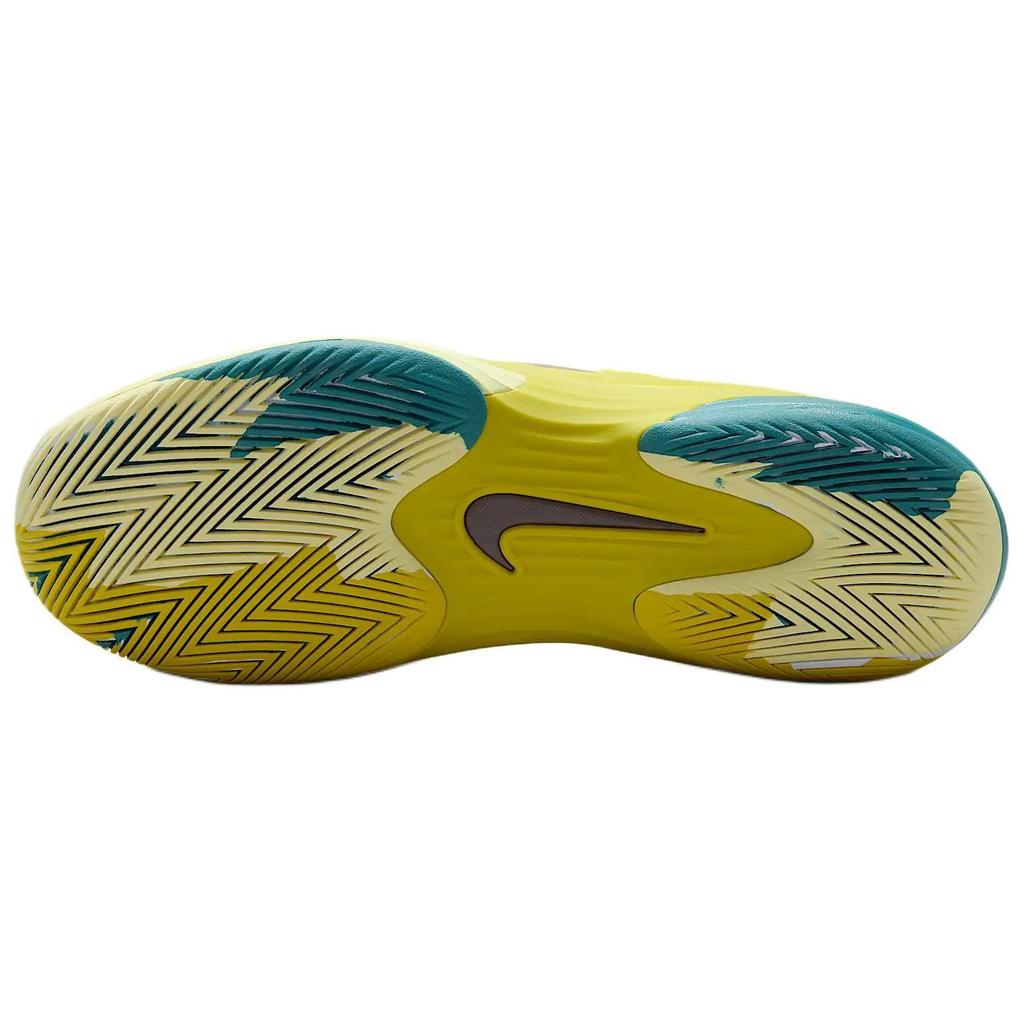 Nike Court Air Zoom Vapor 12 Premium HC High Voltage Men Sneakers Yellow Luminous-Green Mineral-Teal HF7827-300