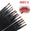 50 Stück Einweg-Lippenpinsel Gloss-Stäbchen Applikator Professioneller Make-up Kosmetikpinsel Lipliner-Pinsel Eyeliner-Pinsel Make-up-Werkzeuge