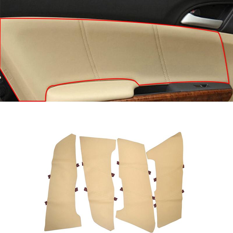 Vtear Car Seat Armrest Cover Interior Door Panel Arm Rest Protective Microfiber Leather Accessories Parts For Honda Accord 2003