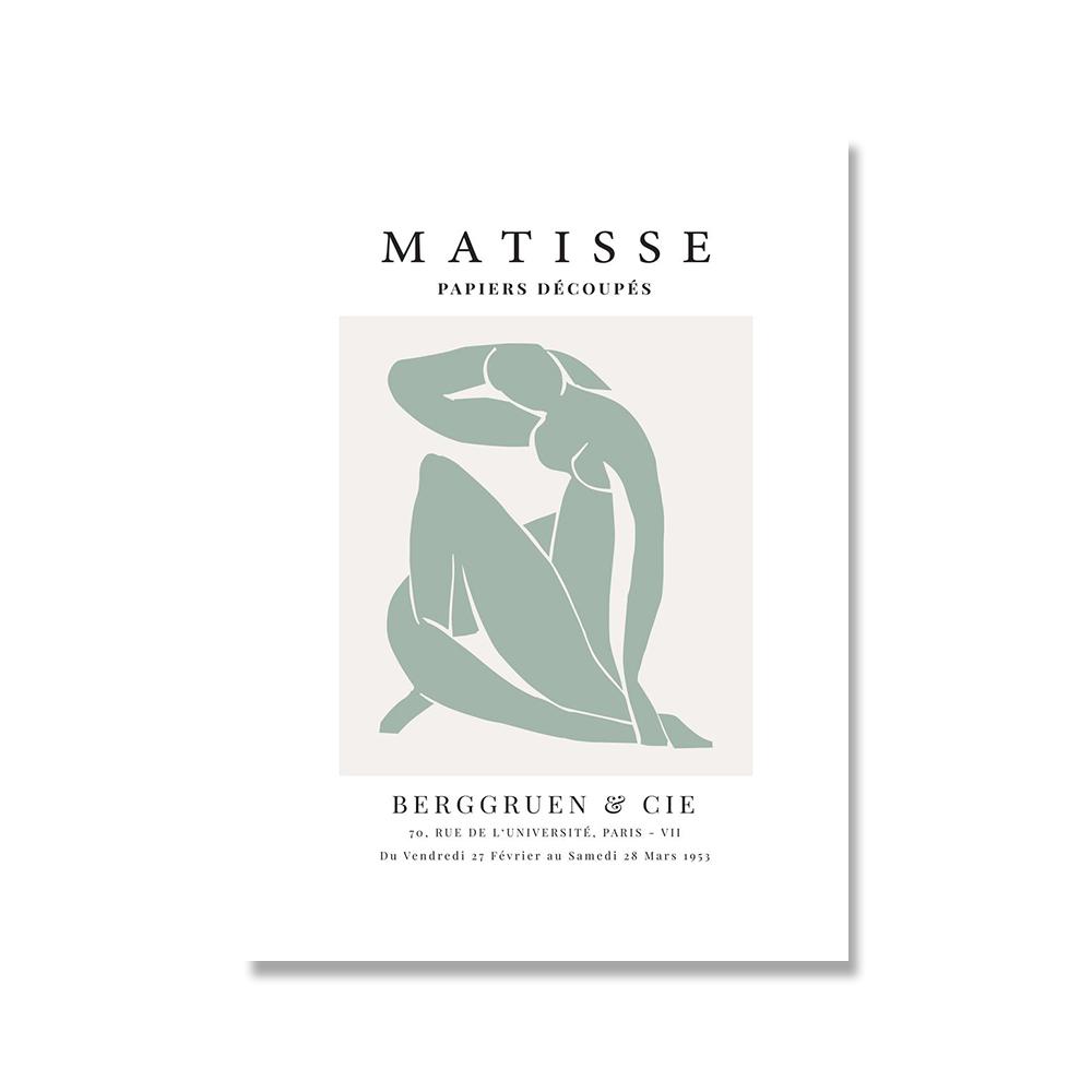 

Зеленое сердце Матисс Цветочный рынок Дэвид настенное искусство холст картины скандинавские постеры и принты настенные картины для декора гостиной 60x80cm No Framed