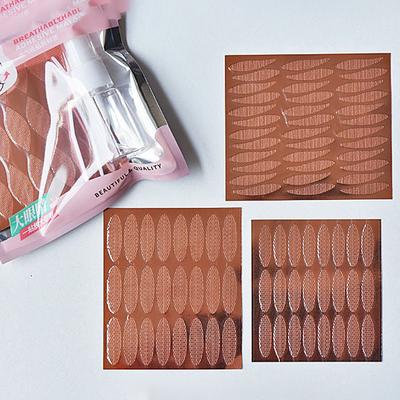 480 Pcs Lift Strips Makeup Tools Beauty Double Eyelid Tape Lace Mesh Eyelid Sticker Invisible Eye Stickers Self-Adhesive Fiber