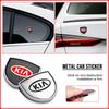 Car Metal Sticker Custom Shield Car Rear Trunk Shield Emblem Badge Sticker For Ceed Sorento Sportage Niro Optima Picanto Rio Morning Forte K8