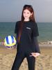 Women's Long-Sleeve Sun Protection Wetsuit Set for Surfing & Snorkeling
