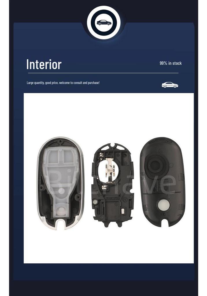 Mercedes BGA E/C/S Class 2/3/4 Button Key Shell Replacement