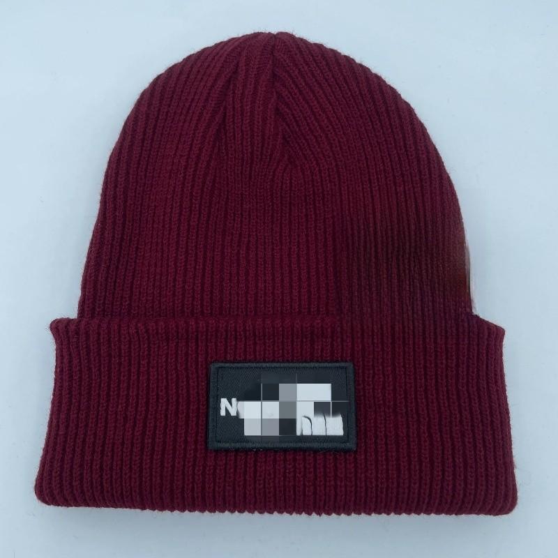 Street Fashion Knitted Hat With Embroidered Letters For Cold Weather Casual Wear