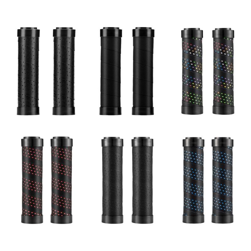 Comfortable NonSlip Bicycles Handlebar Grips Nonslip Cycling Handlebar Sleeve Bilateral Locks Bikes Handlebar Grips