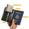 Kepuch Custer Case for Lightweight PU Leather Cover Black Passport, -