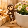 Garden Resin Statue Planter Hanging Monkey Statue, Plant Pot Hugger, Sculpture Cute Miniature Figurine for Flower Edge Decoration Weatherproof