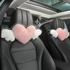 1 stück Niedlichen Cartoon Auto Kopfstütze Kissen Nackenstützkissen Liebe Herz Zurück Taille Kissen Sitzlehne Kissen Auto Innendekoration