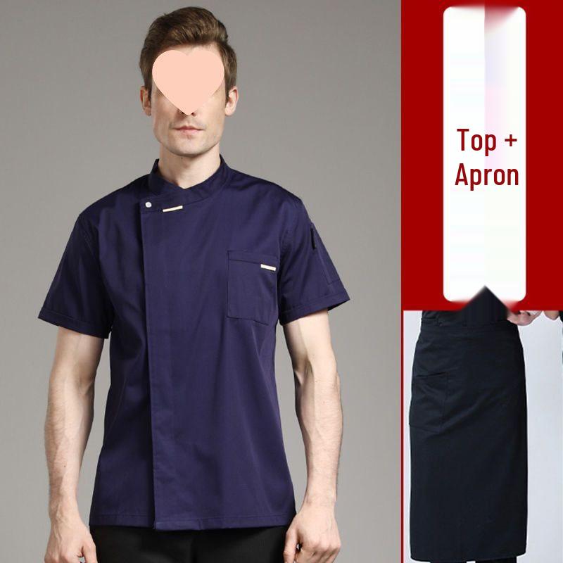 Chef Workwear Cotton Long/Short Sleeve Plus Size for Autumn/Winter Kitchen, Restaurant & Hotel.
