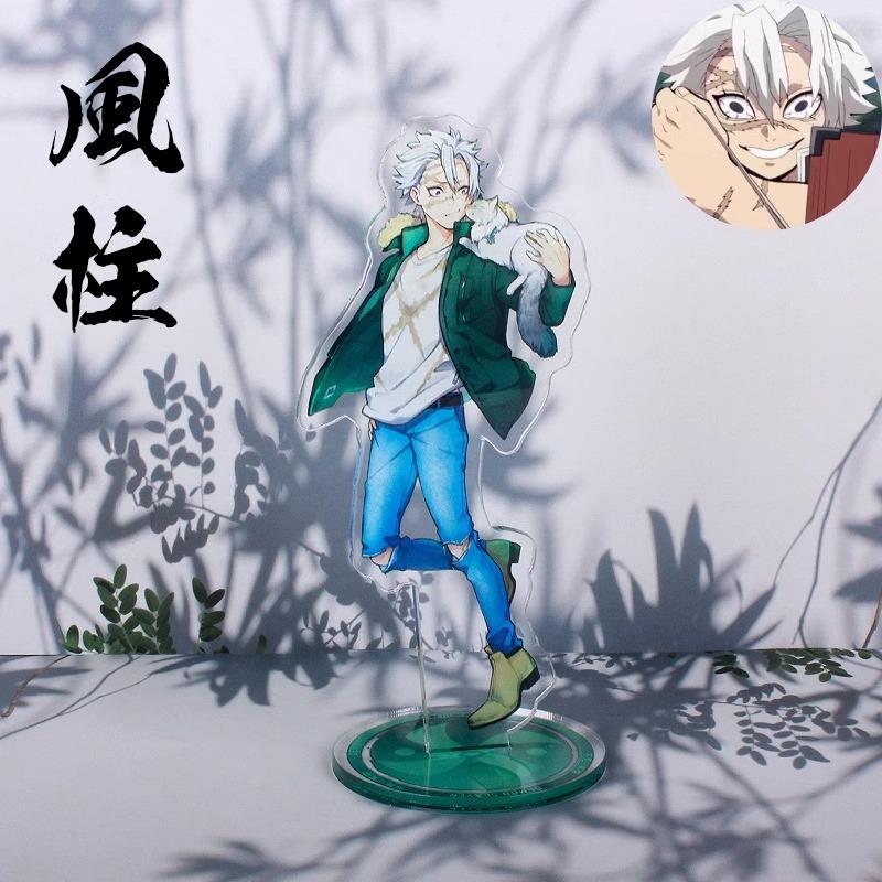 Demon Slayer Kimetsu No Yaiba Tanjiro Kamado Large Acrylic Stand Figure Character Desktop Decoration Collectible For Anime Fans
