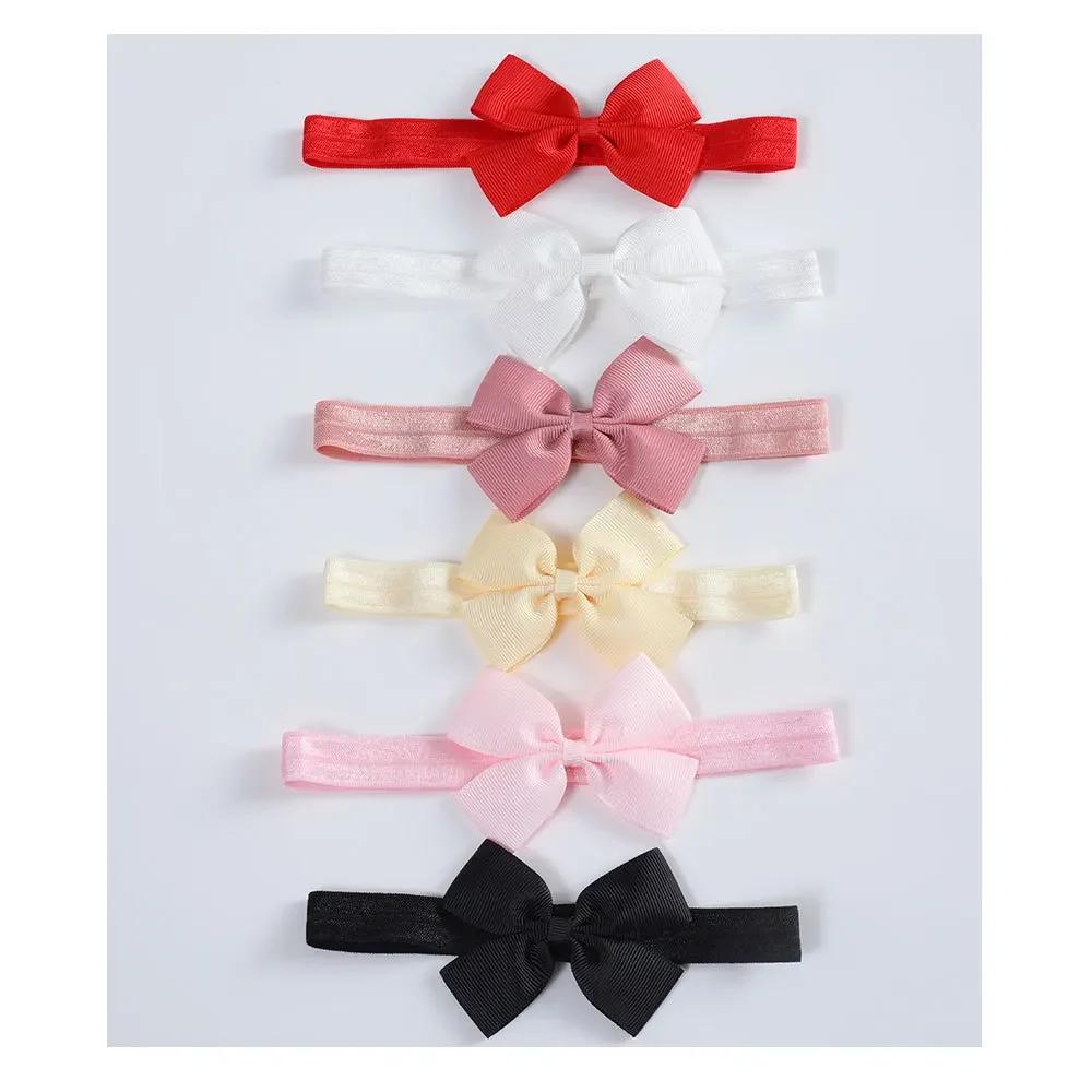 Cotton Newborn Baby Socks and Hair Band Set Ribbon Bow Headband for Baby Girls Breathable Socks Babies Accessories