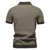 Summer New Men's Short Sleeve Knit Polo Shirt