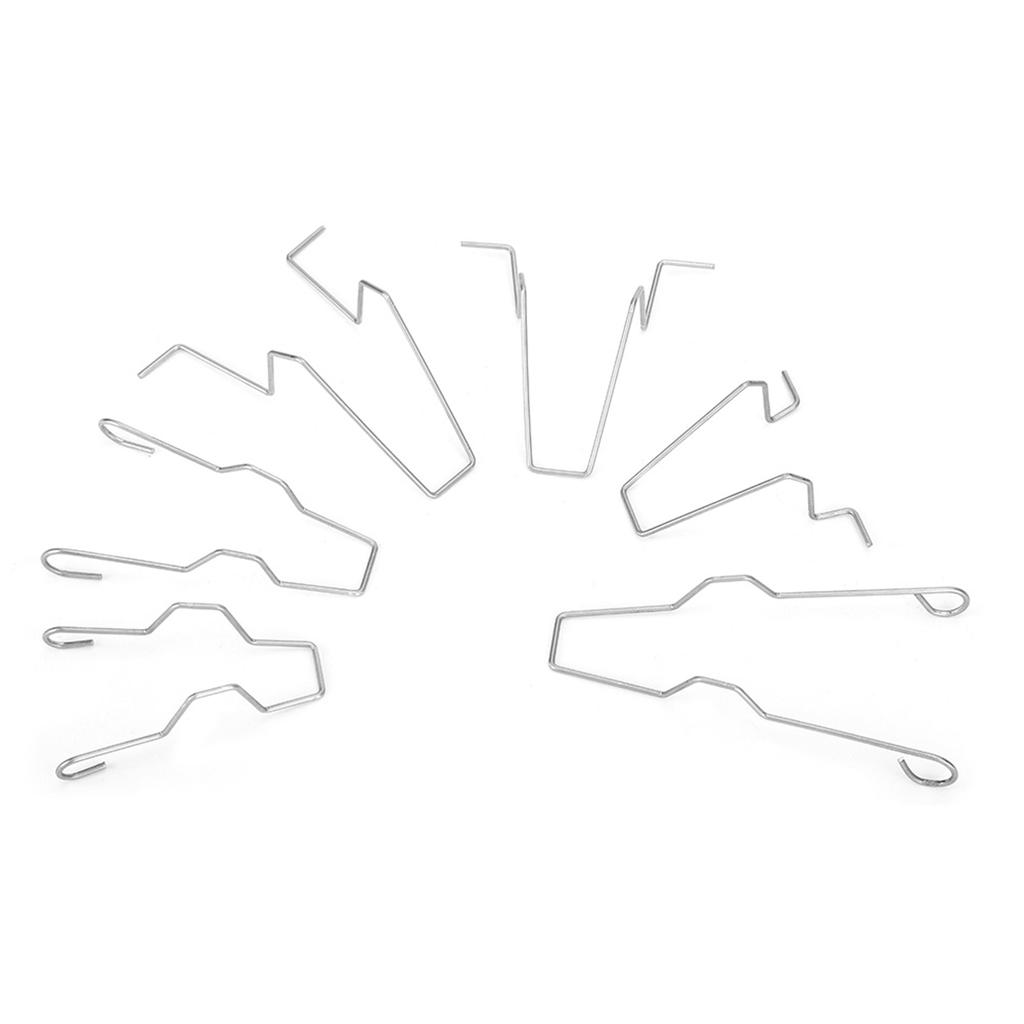 5ZHSFULLKIT 6PCS Steel Headlamp Headlight Dip Dipped Beam Head Lamp Bulb Retaining Spring Clip Clamp for H1 H3 H4 H7