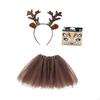 Christmas Reindeer Costume Dress Up for Masquerade Birthday Holiday Festival