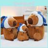 Hat Capybara Shark Plush Toy Cartoon Stuffed Animal Doll Decoration Gift Kids