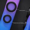 Gradient Color Double Hole Kazoo with Double Membrane - High Low Tone Kazoo Instrument
