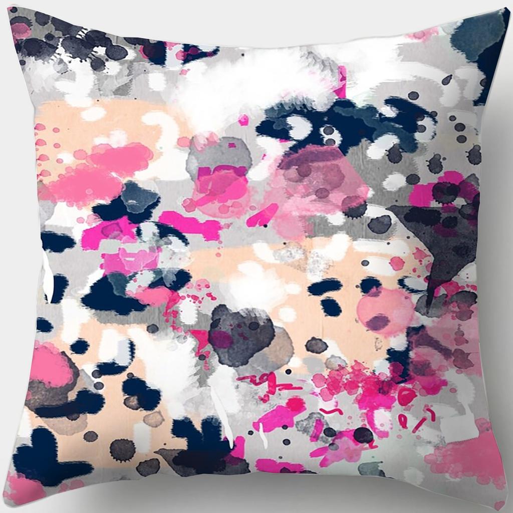 Personalized Nap Pillow, Oil Painting Style Pillow Case, Square Sofa Pillow, Bedroom Bay Window Cushion, Office