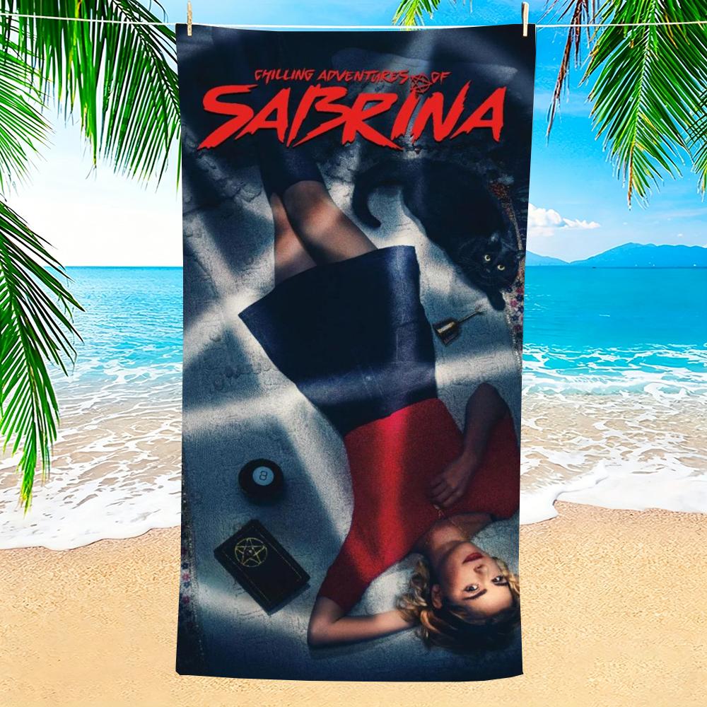 S-Sabrina Towel Towel Soft Pool Gift For Travel Gym Shower Camping Quick Dry Sports Large Beach Towels