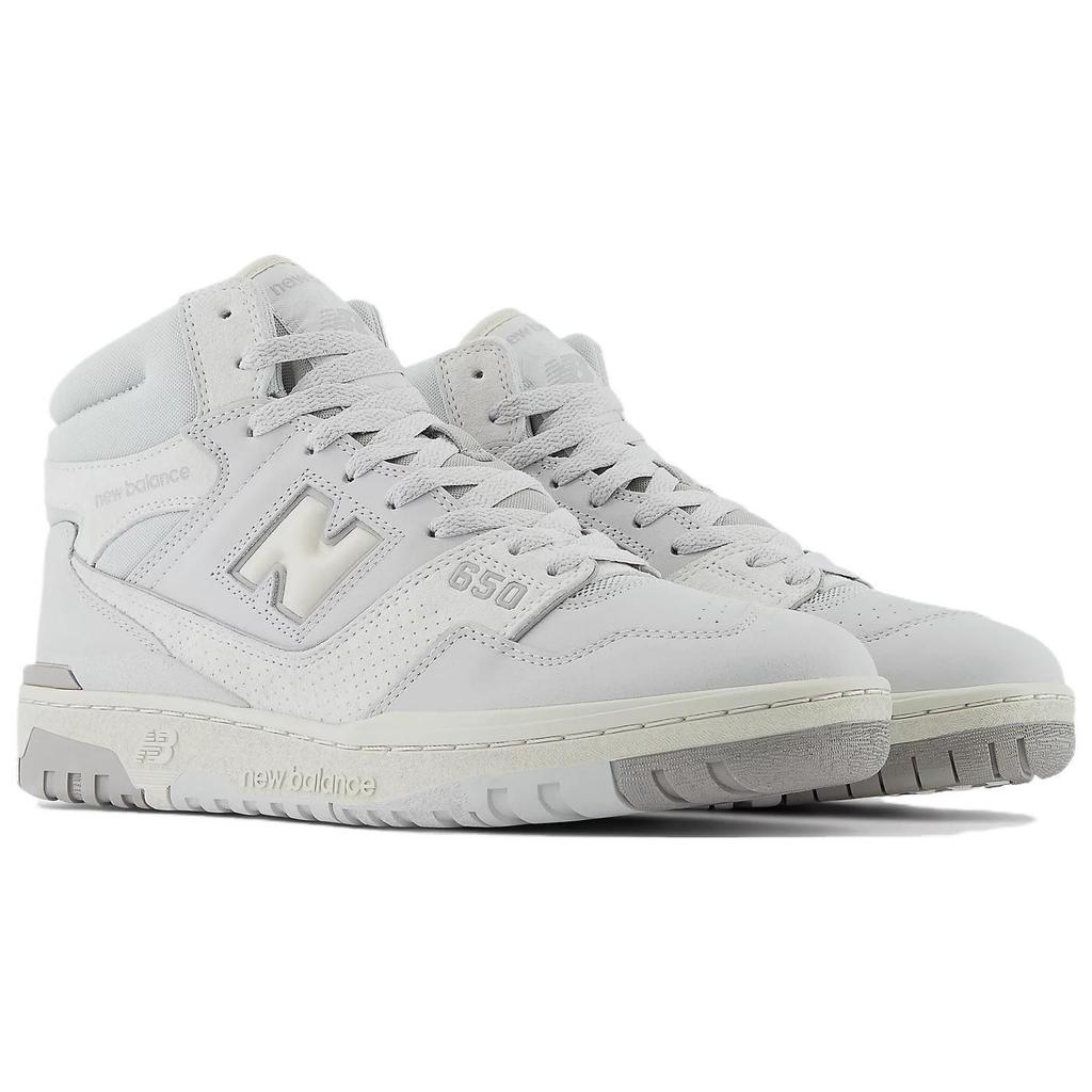New Balance 650R Sneakers Unisexe Nuage de Pluie en Aluminium Léger Blanc Tête de Marbre BB650RGG