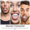 Durable And Safe 1/2Pcs Large Jaw Exerciser Fitness Jawline Muscle Training Double Chin Reducer Neck Face Slimming Mouth Jawliner Silicone Chew