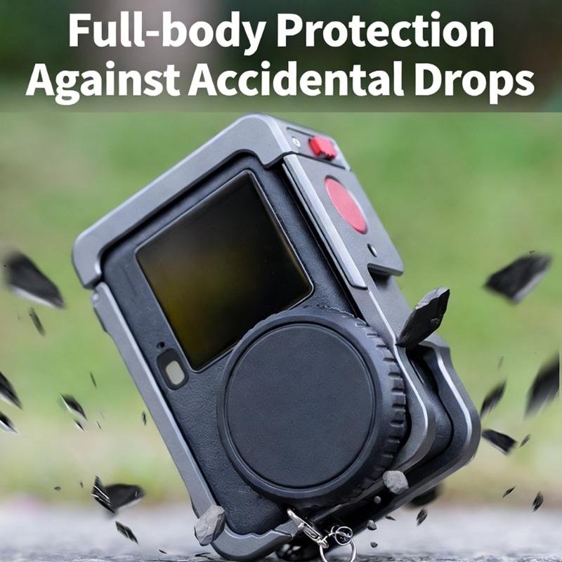 MultiFunctional Expansion Frame for Action 6 Cameras Frame Support Horizontal Vertical Shoot Quick Release Mechanism