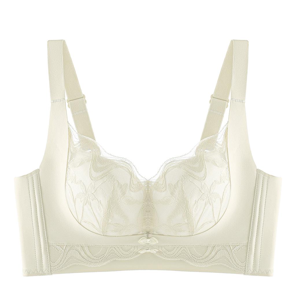 The New Thin Cup Lace Sexy No Steel Ring Bra Gathers and Collects the Universal Paper Cup.