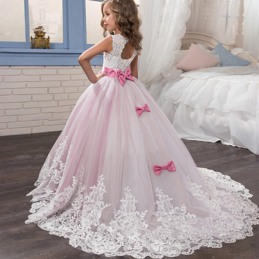 Kleinkind Kind Mädchen Spitze Ärmelloses Prinzessin Kleid Party Tüll Kleid Cosplay Kleidung