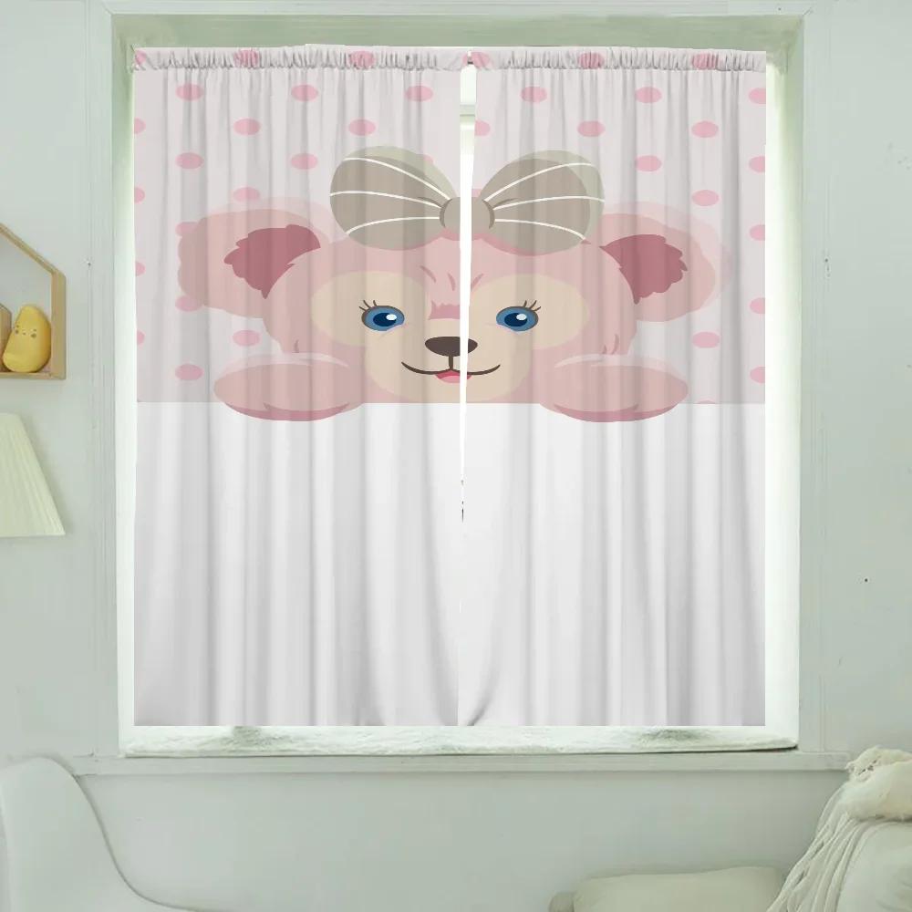 Window Kitchen Curtains for Living Room 2 Pieces Blackout Curtains Door Curtain S-shirley M-mei Bedroom Decoration Partition