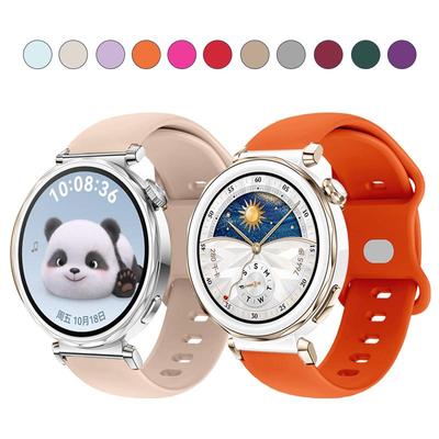 18mm Soft Band for Huawei Watch Gt5 Pro 42mm Bow Buckle Coloful Wristband for Huawei Watch Gt5 41mm Gt4 41mm Watchband