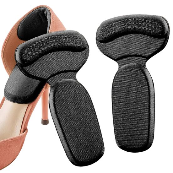 2/4 Pairs Shoes Heel Pads Anti-Slip Heel Liner Protectors Cushion Too Big Loose Shoes Heel Inserts Filler Blister Prevention Pain Relief Heel Grips