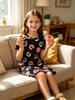 Kurzarm Bodycon Kleid für Mädchen Rundhalsausschnitt Eng anliegendes T-Shirt Mini Bleistift Lässig Bequem Sommerkleider Teenager 5-14 Jahre